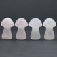 1pc Wholesale Natural Gemstone Crystal Amethyst Quartz Carved Mushroom Shape Reiki Plant Mini Home Decoration Christmas Gift