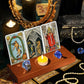 Wood Tarot Card Holder Stand Wiccan Wood Oracle Affirmation Card Display Display Stand For Witch Divination Tools Altar Decor