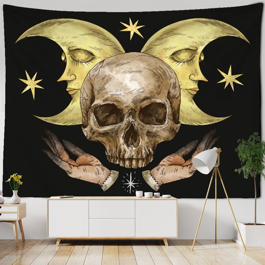 Vintage Witchcraft Tapestry Sun Wall Hanging Botanical Celestial Floral Wall Tapestry Hippie Flower Wall Carpets Dorm Decor