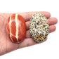2.3&quot; Pholished Worry Palm Stones Healing Crystals Massage Gemstone Reiki Spiritual Mineral Supplies Energy Chakra Tumbled Quartz