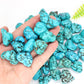 Natural Turquoise Irregular Tumbled Stone Healing Crystal Quartz Aquarium Mineral Gemstone Home Decor Specimen Gem Decoration