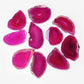 50-80mm Irregular Natural Onyx Agates Geode Slice With Hole Reiki Healing Chakra Stone for Home Decoration Finding Mineral Gifts