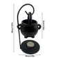 Hanging Cauldron Wax Burner Tealight Candle Holder Oil Burner Witches Witchcraft Home Yoga Room Meditation Decor Black Aroma