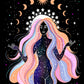 Hecate Triple Moon Goddess Of Witchcraft Colored Witchcraft Supplies Tarot Cloth Mystic Aesthetic Altar Cloth Witch Gift