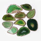 50-80mm Irregular Natural Onyx Agates Geode Slice With Hole Reiki Healing Chakra Stone for Home Decoration Finding Mineral Gifts