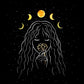Hecate Triple Moon Goddess Of Witchcraft Colored Witchcraft Supplies Tarot Cloth Mystic Aesthetic Altar Cloth Witch Gift