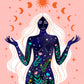 Hecate Triple Moon Goddess Of Witchcraft Colored Witchcraft Supplies Tarot Cloth Mystic Aesthetic Altar Cloth Witch Gift