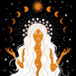 Hecate Triple Moon Goddess Of Witchcraft Colored Witchcraft Supplies Tarot Cloth Mystic Aesthetic Altar Cloth Witch Gift