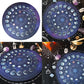 Tarot Tablecloth Magic Altar Table Cloth Astrology Pad Round Shape Pendulum Pad 918E