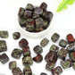 Natural Dragon Blood Jasper Irregular Tumbled  Stone Reiki Healing Crystal Quartz Aquarium Mineral Gemstone Home Decor Specimen
