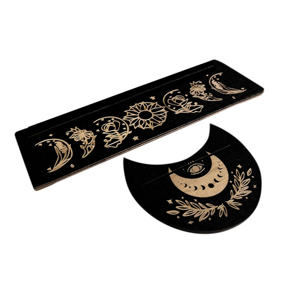 Wooden Tarot Card Display Card Holder Base Stable Durable Tarot Card Stand for Enthusiast Divination Altar Game Accessories