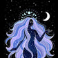 Hecate Triple Moon Goddess Of Witchcraft Colored Witchcraft Supplies Tarot Cloth Mystic Aesthetic Altar Cloth Witch Gift
