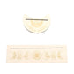 2pcs Wooden Tarot Card Stand Witch Divination Tool Display Rectangle Card Holder Altar Supplies Tarot Card Holder Stand Mount