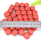 Natural Red Turquoise Crystal Stone Gravel Specimen Square Polished Reiki Healing Gemstone for Aquarium Fish Tank Home Gem Decor