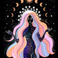 Hecate Triple Moon Goddess Of Witchcraft Colored Witchcraft Supplies Tarot Cloth Mystic Aesthetic Altar Cloth Witch Gift