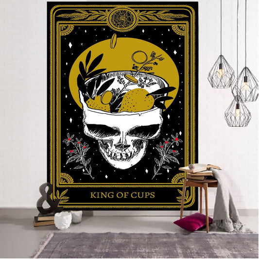 Witches High Priest Tarot Art Tapestry Dorm Constellation Hippie Astrology Wall Hanging Mandala for Bedroom Living Room Decor