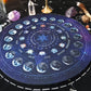 Tarot Tablecloth Magic Altar Table Cloth Astrology Pad Round Shape Pendulum Pad 918E