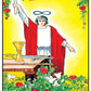 The Sacred Self-Care Oracle Table Cloth Witchcraft Supplies Tarot Spread Alter Cloth Triple Goddess Altare