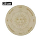 Dreamy Wooden Pendulum Board with Moon Star Divination Energy Carven Plate Healing Meditation Board Altar Ornaments
