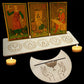 Wooden Tarot Card Display Card Holder Base Stable Durable Tarot Card Stand for Enthusiast Divination Altar Game Accessories